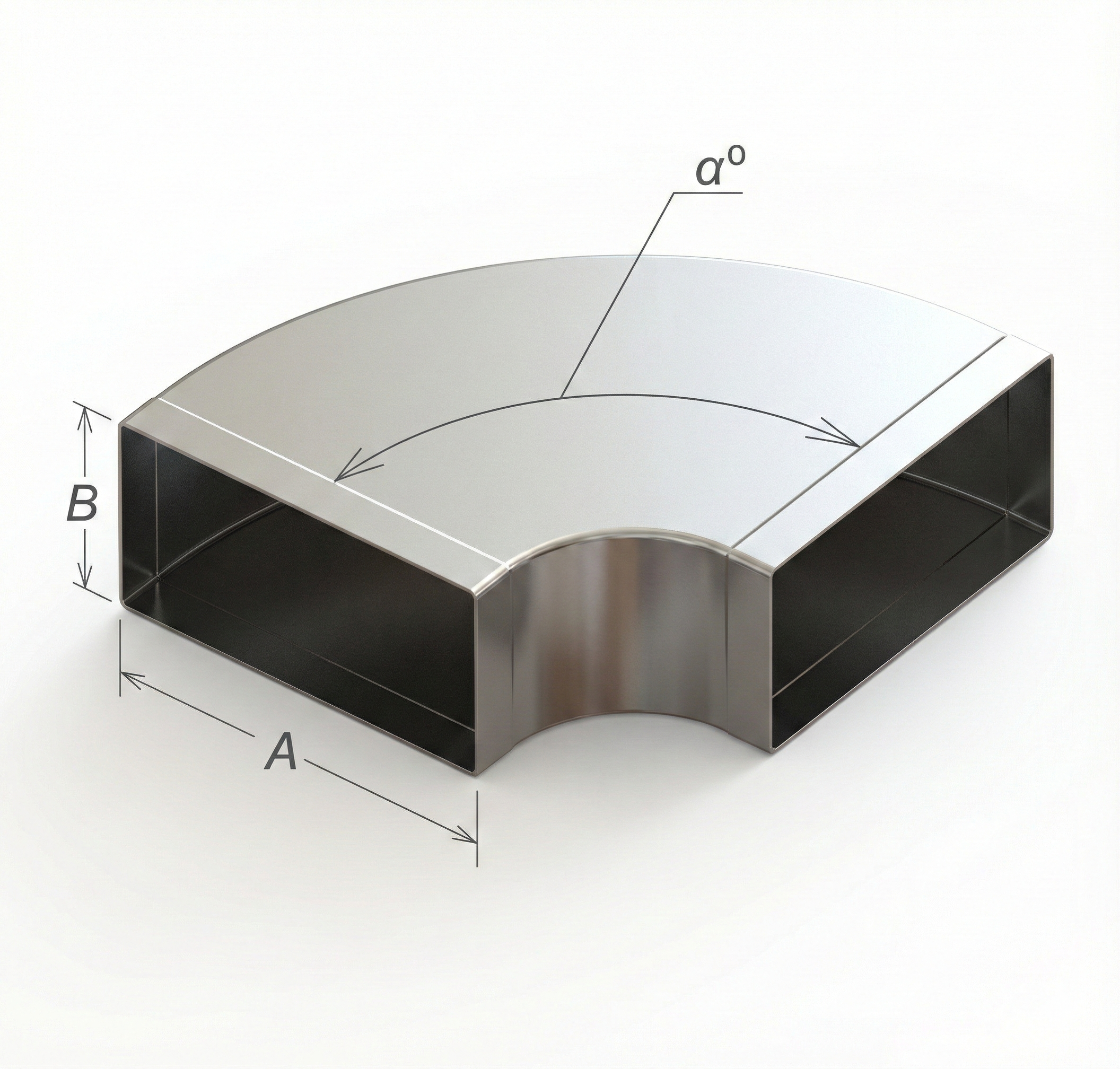 Отвод прямоугольный