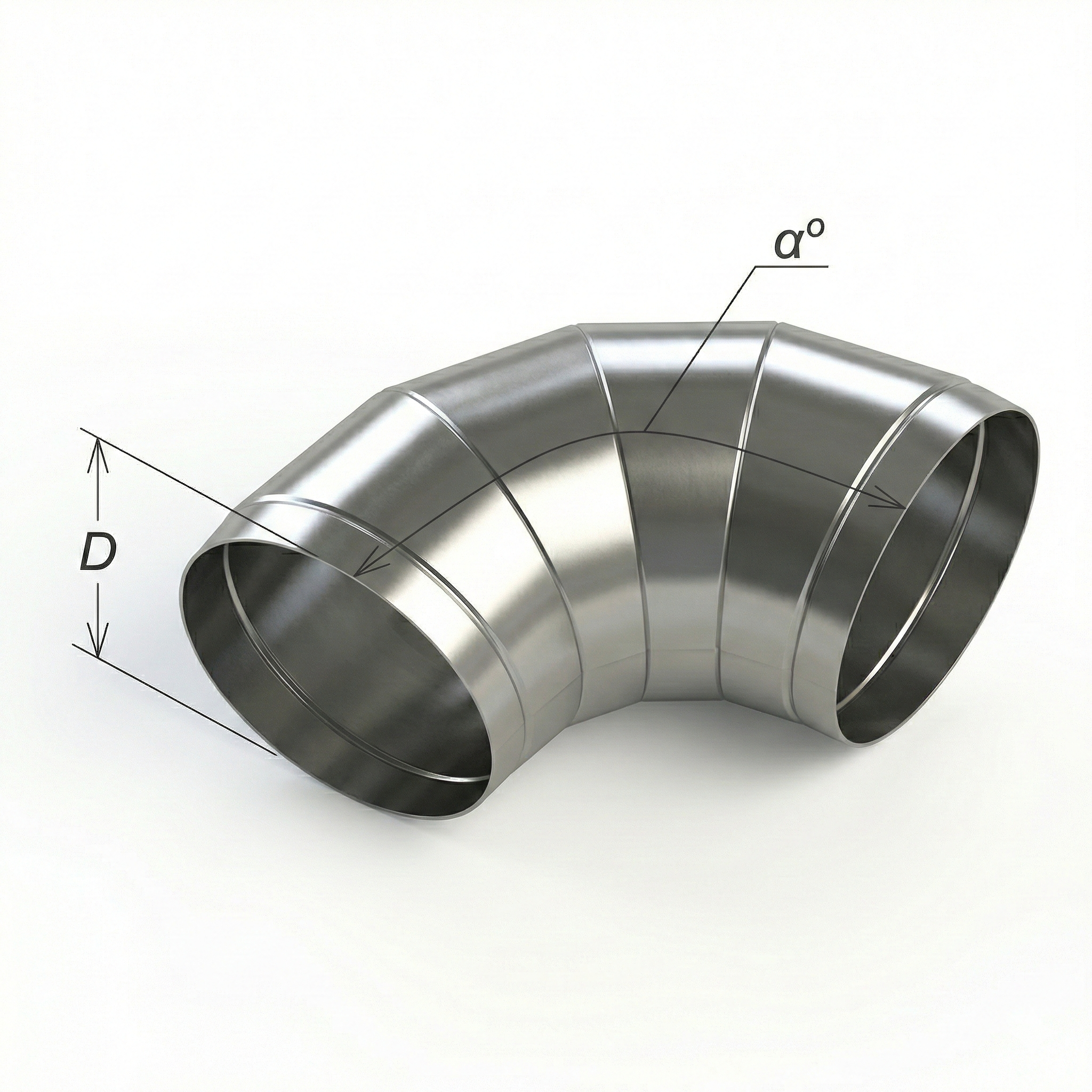 Отвод круглый