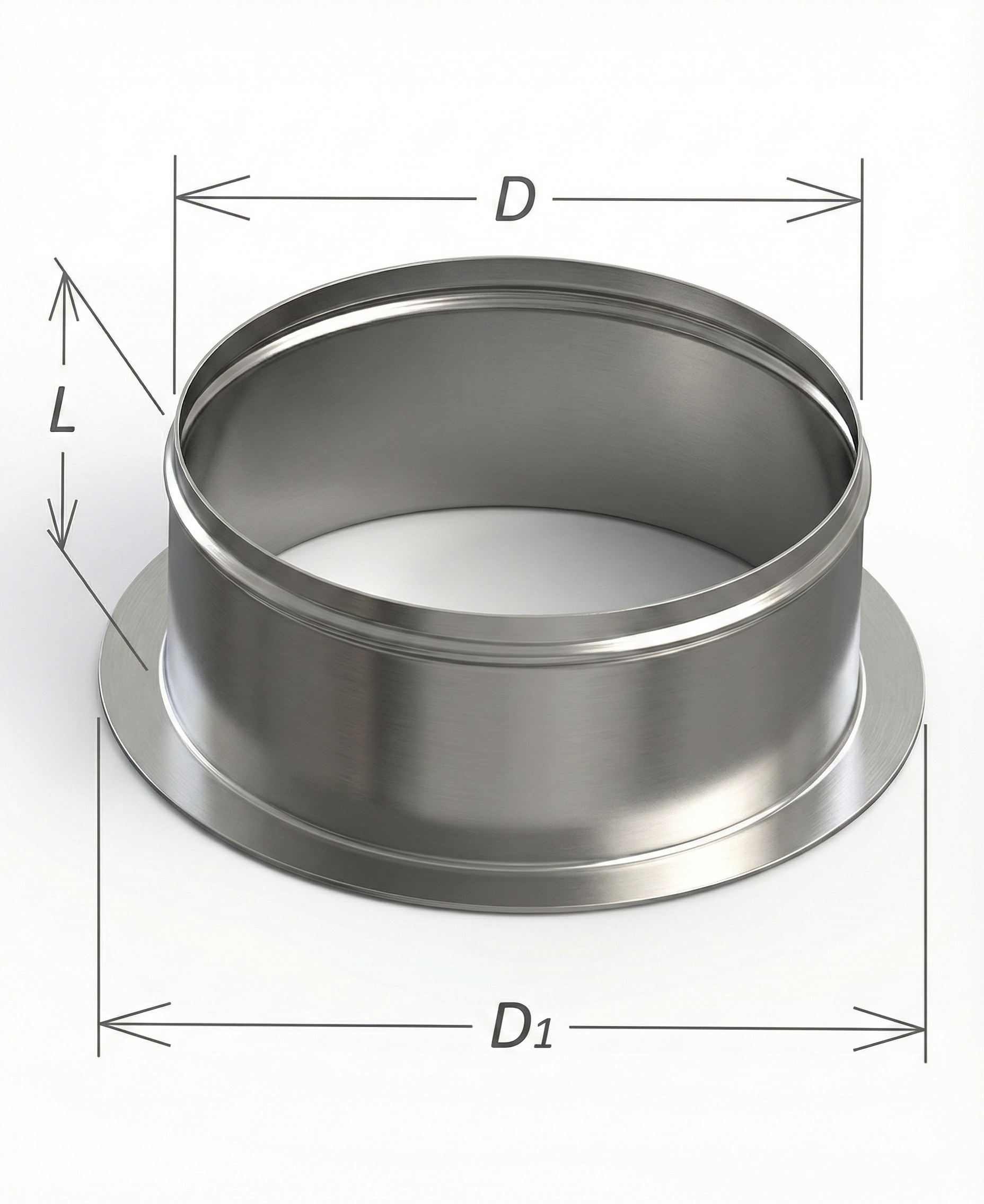 Врезка прямая круглая